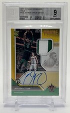 2017-18 Panini Vanguard GOLD #133 Jayson Tatum /10 (RPA) 🍀PLAYER-WORN🍀 BGS9!