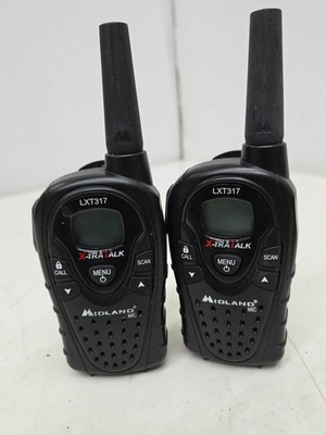 MIDLAND LXT317 Walkie Talkie Pair Two-Way Radio Unit Not  Tested