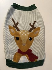 Reindeer Dog Sweater Medium