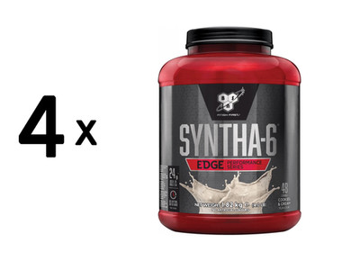 4 x BSN Syntha-6 Edge (4lbs) Cookies and Cream (54,90 EUR/kg)