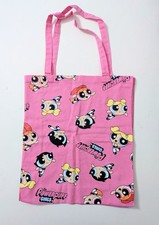 Pink Powerpuff Girls Cotton Fabric Tote Bag from Primark