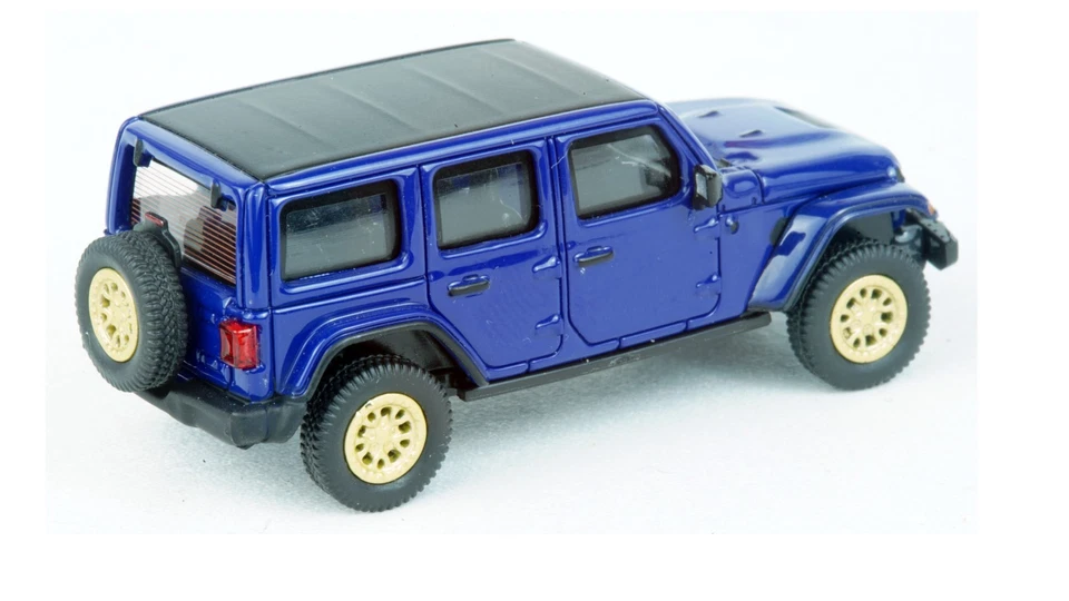 MicroCity87 Jeep Wrangler - Blue #MC-870015 HO 1/87 Scale - Image 2 of 4
