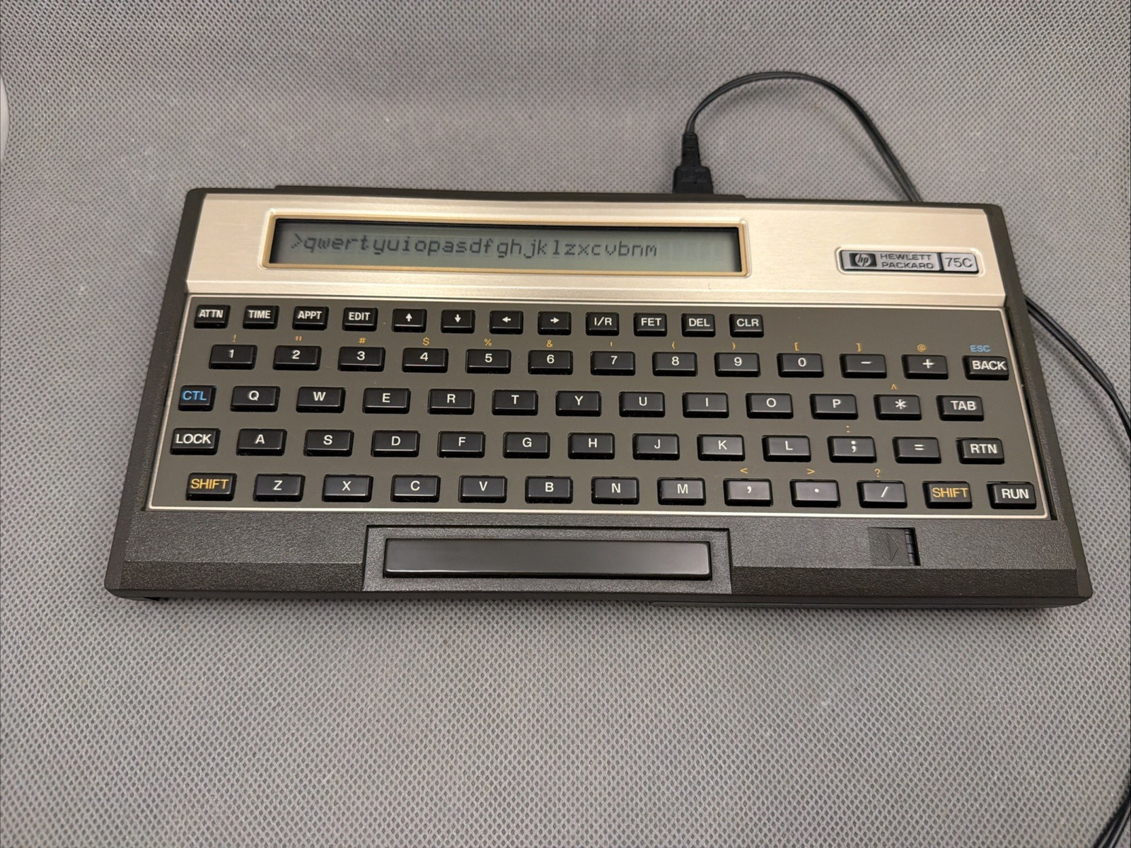 HP-75C Calculator Computer, Good Condition, ROM vs aaaaaa