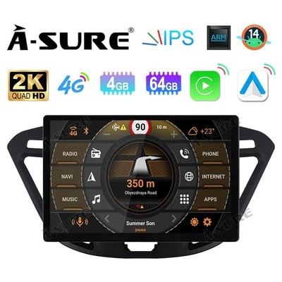 13.1'' 2K Für Ford Transit Custom 2012-2021 4+64GB Carplay Autoradio GPS NAVI RDS
