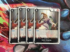 4x Saint Shalria Playset - OP13-086 x4 Carrying on His Will One Piece TCG NM