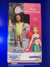 SwimWays Disney Princess Ariel Swimmies, Arm Floaties for Kids Age 3-5