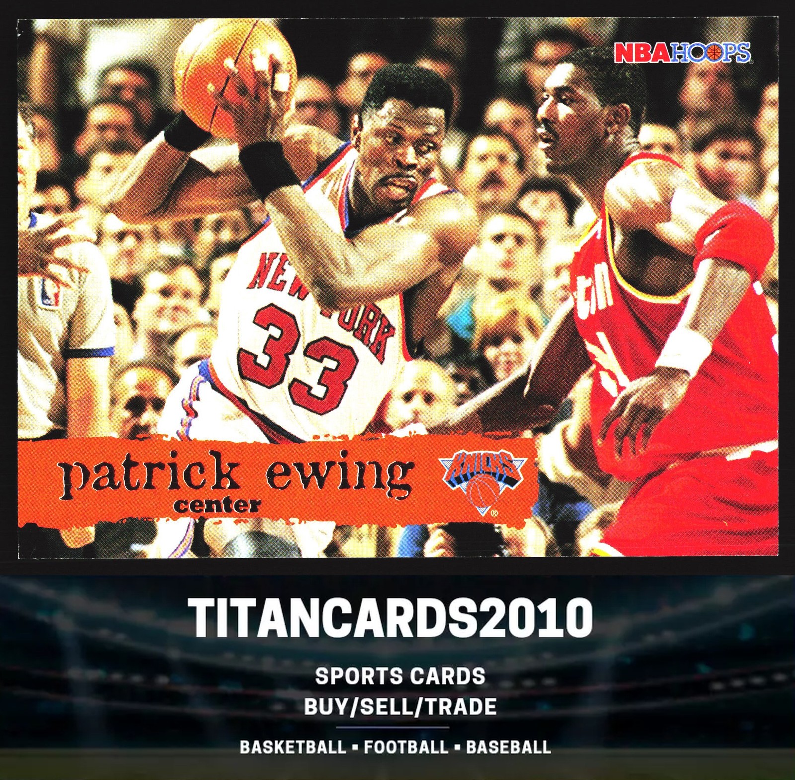 Patrick Ewing 1995-96 Hoops New York Knicks #107