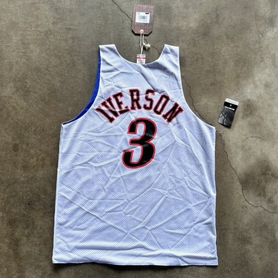 ALLEN IVERSON AUTHENTIC M&N HWC 2004 NBA ALL STAR GAME PRACTICE
