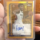 Topps Chrome Rookie Auto Kam Jones Indiana Pacers #TCAR-KJ Gold Refractor /50