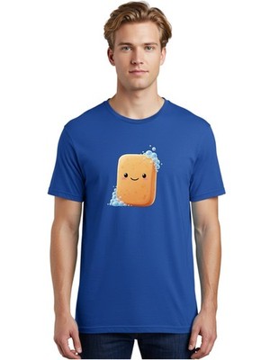 Smiling-Soap-1 Mens Graphic Tee, 100% Cotton, Casual Summer Wear