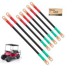 Golf Cart Battery Cables Fits for EZGO TXT 1994-UP 36  48 7 Green Black Red