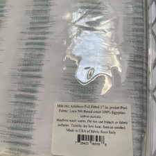 Matouk Italy 1pc FULL Fitted Attleboro 500TC Cotton Percale POOL