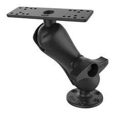 RAM-D-111U Medium Arm Electronic Mount 2.25" Ball W/ Rectangle & Round Plates