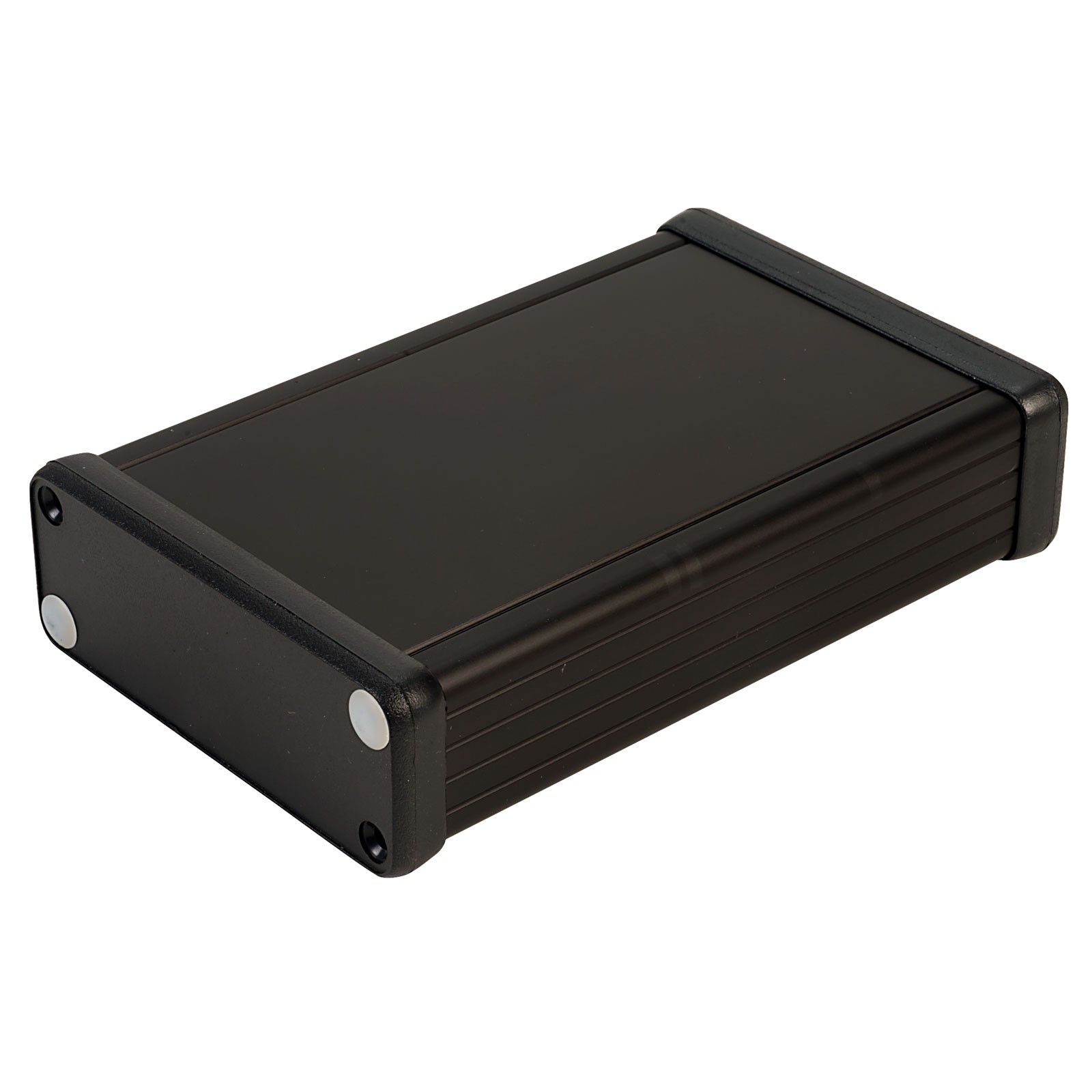 Hammond Extruded Aluminium Enclosure 122 x 78 x 27mm Black