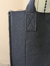 Borsa vintage Tricot Comme des Garcon in lana - modello Navy n.: TB-K-202