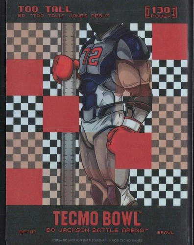 2026 Bo Jackson Battle Arena Tecmo Brawl Big Pixel Too Tall #BP707