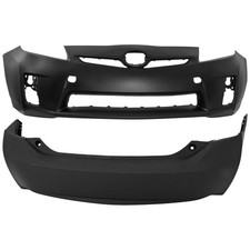 Bumper Covers Set Of 2 Front Rear For Toyota Prius 2010-2011 Pair