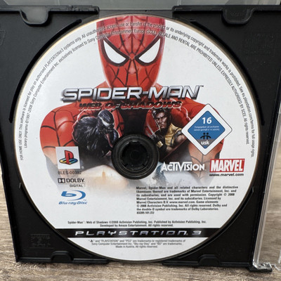 Activision Spider-Man: Web of Shadows PS3 PAL BLES-00392 USK 16