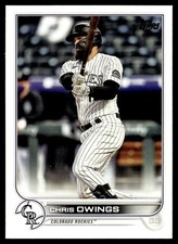 2022 Topps Chris Owings Colorado Rockies #462