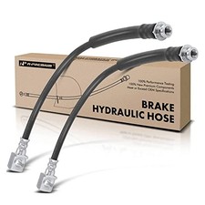 Front Driver and Passenger Brake Hydraulic Hose Compatible with Select Chevy