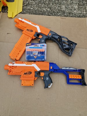 2x Set Nerf Elite Guns elektrisch
