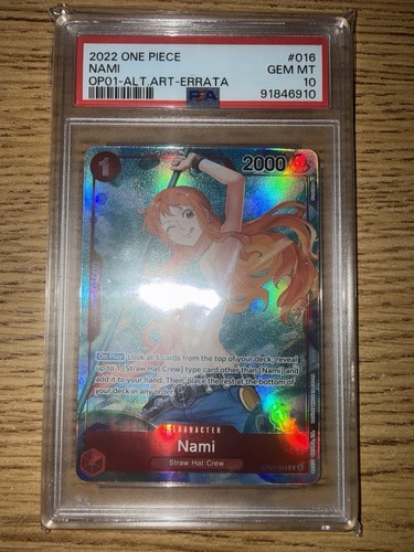 Nami (Parallel) graded PSA 10 for sale on eBay