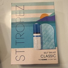 St. Tropez Classic Unscented Bronze Mini Self Tan Kit Mousse Mitt 1.6oz