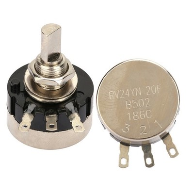 High Accuracy 5K Carbon Film Potentiometer For Stable Working
