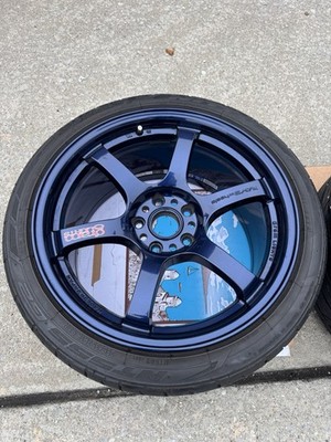 Rays Gram Lights 57DR 17x9 +38 5x114.3 Eternal Blue Pearl (Set of 4) WGIQ38EEBP