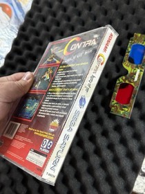 Contra Legacy Of War (Sega Saturn) Complete w/ 3D Glasses - Mint Disc