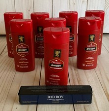 Set of 8 Old Spice Swagger Cedarwood  3oz each + .34oz Bad Boy Cobalt Travel New