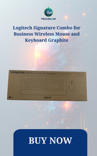 Logitech Signature MK650 Combo for Business Wireless Mouse and Keyboard Graphite