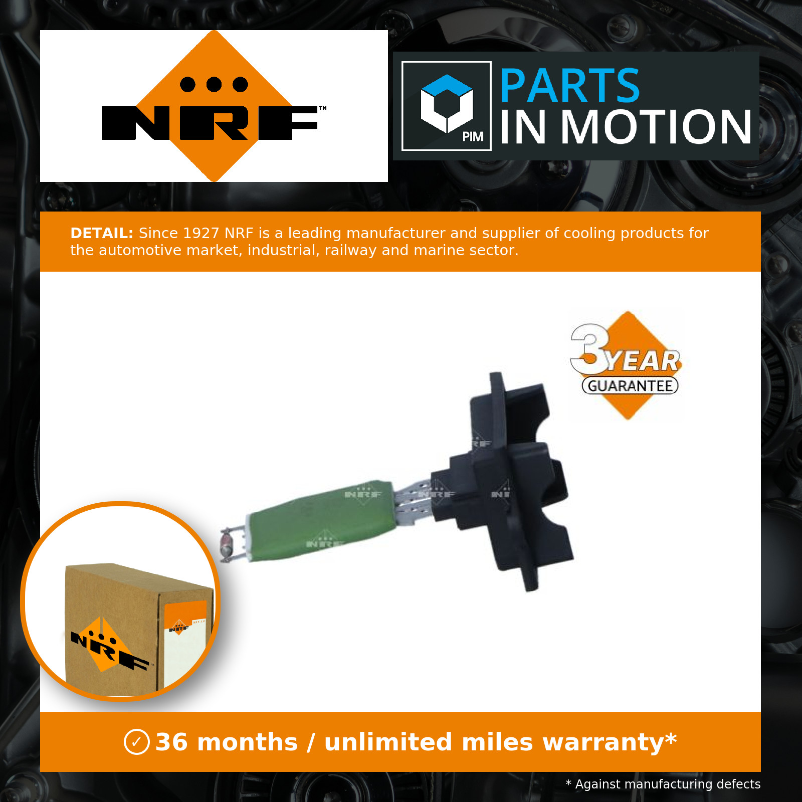 Heater / Blower Resistor fits PEUGEOT 1007 KM 1.6 2005 on Regulator Rheostat NRF - Image 9