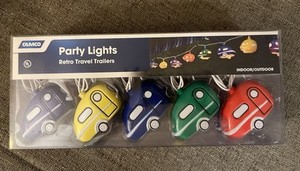 New Camco RV Retro Travel Trailer Party Lights Camper Awning Campsite 10 Pack