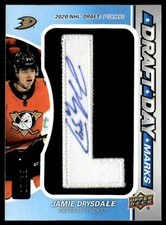 2022-23 Upper Deck SP Game Used Draft Day Marks Jamie Drysdale #JD