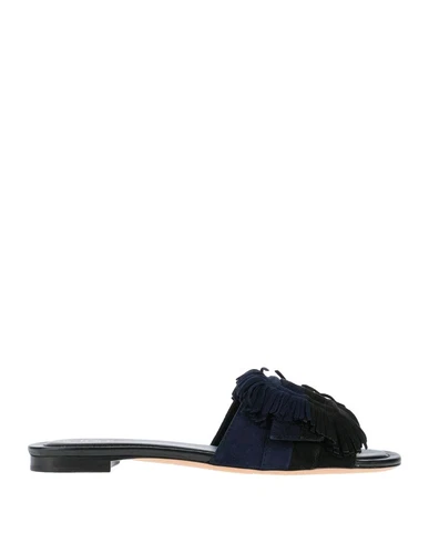 TOD’S Ciabatta sandalo donna scamosciato nero blu bicolore nuova con scatola Authenti TOD'S taglia 6 5