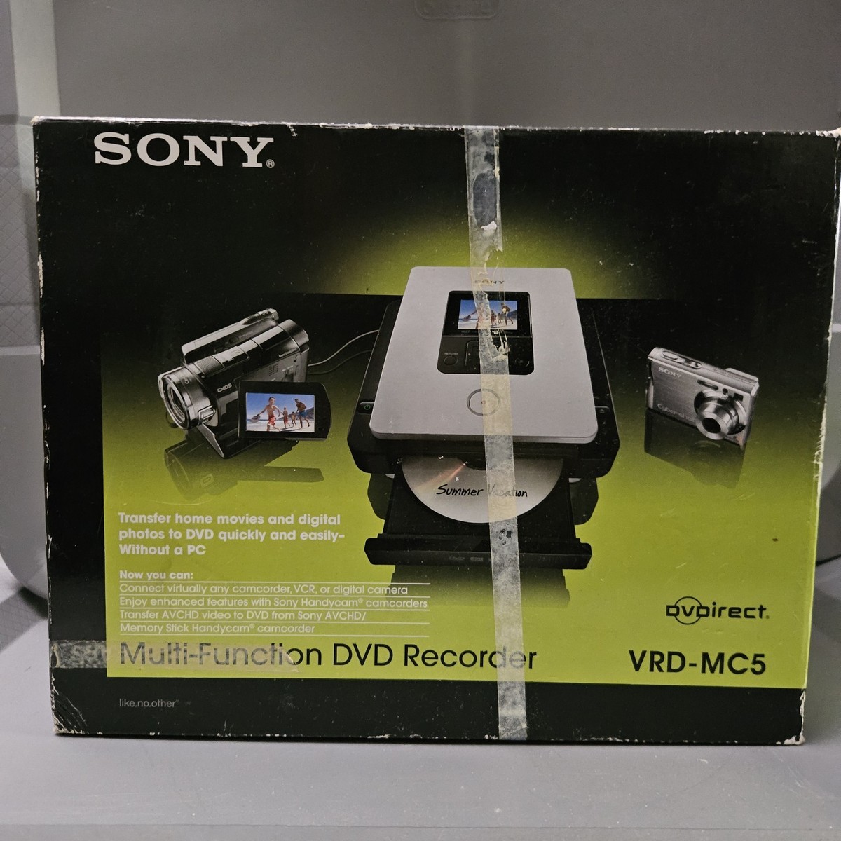 Sony DVD Recorder VRD-MC5 Multi-Function Bundle DVD-R Tested