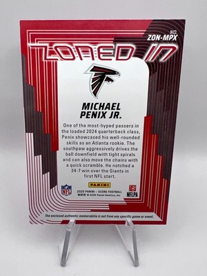 Michael Penix Jr - 2025 Score Zoned In Jersey #ZON-MPX Falcons