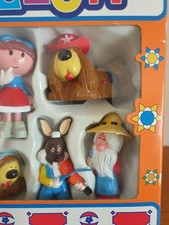 BD 7 FIGURINES kinder le manège enchanté film video movie games jeu