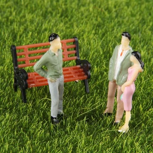 10pc Painted People Model Train Passengers Figure Railway Scenery DIY Scale 1:50 - Picture 6 of 10
