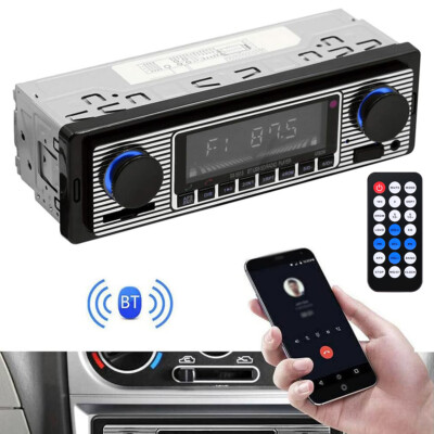 Classic Bluetooth Car MP3 Player USB Stereo FM Radio Receiver Hands-Free Calling