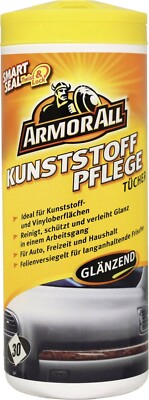 NEU 1xARMOR ALL 36025L KUNSTSTOFFPFLEGE Tücher glänzend 30 Tücher ( 14,95/SET)