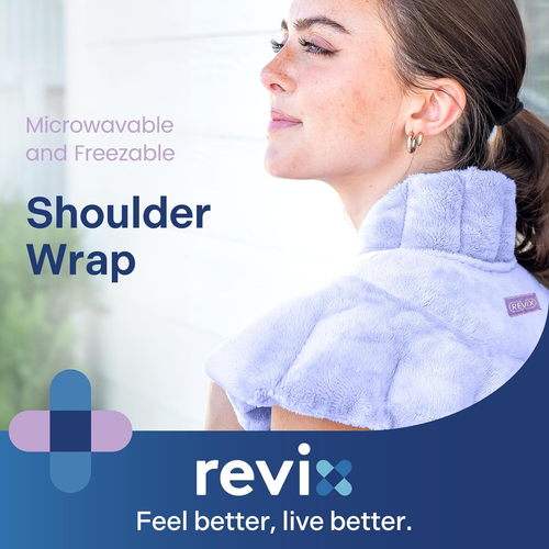 Microwave Heating Pad for Neck Shoulders and Back Pain Relief with Moist Heat, W - Picture 7 of 12