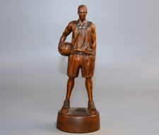 Collectible Chinese old boxwood hand carven spheroid star statue