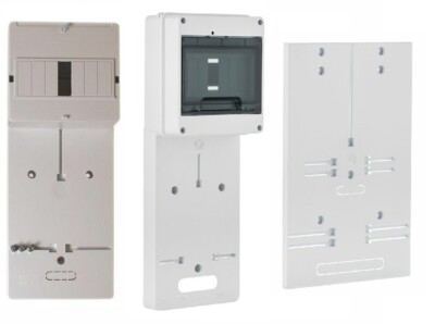Zählertafel Zählerbrett für Drehstrom Wechselstrom 1-9 Module N+PE und m. Deckel