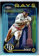 YANDY DIAZ  Big Apple Refractor EXCLUSIVE 2024 Topps Chrome Fanatics Fest