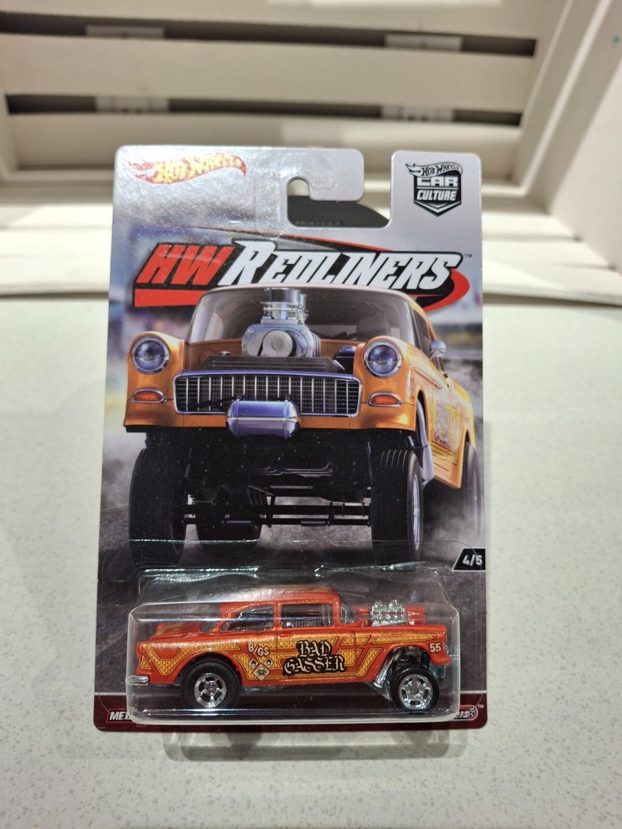 HOT WHEELS REDLINERS 4/5 '55 CHEVY BEL AIR GASSER
