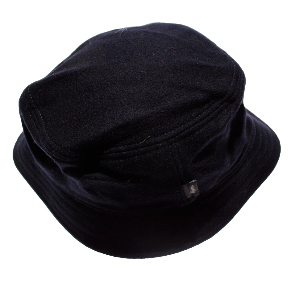 Wigens NWT Bucket Hat Size 59, 7 & 3/8ths in Solid Blue 100% Wool - Image 2 of 4