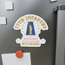 Die-Cut Magnets -SSI -Army - 77th Infantry Division - Statue of Liberty X 300
