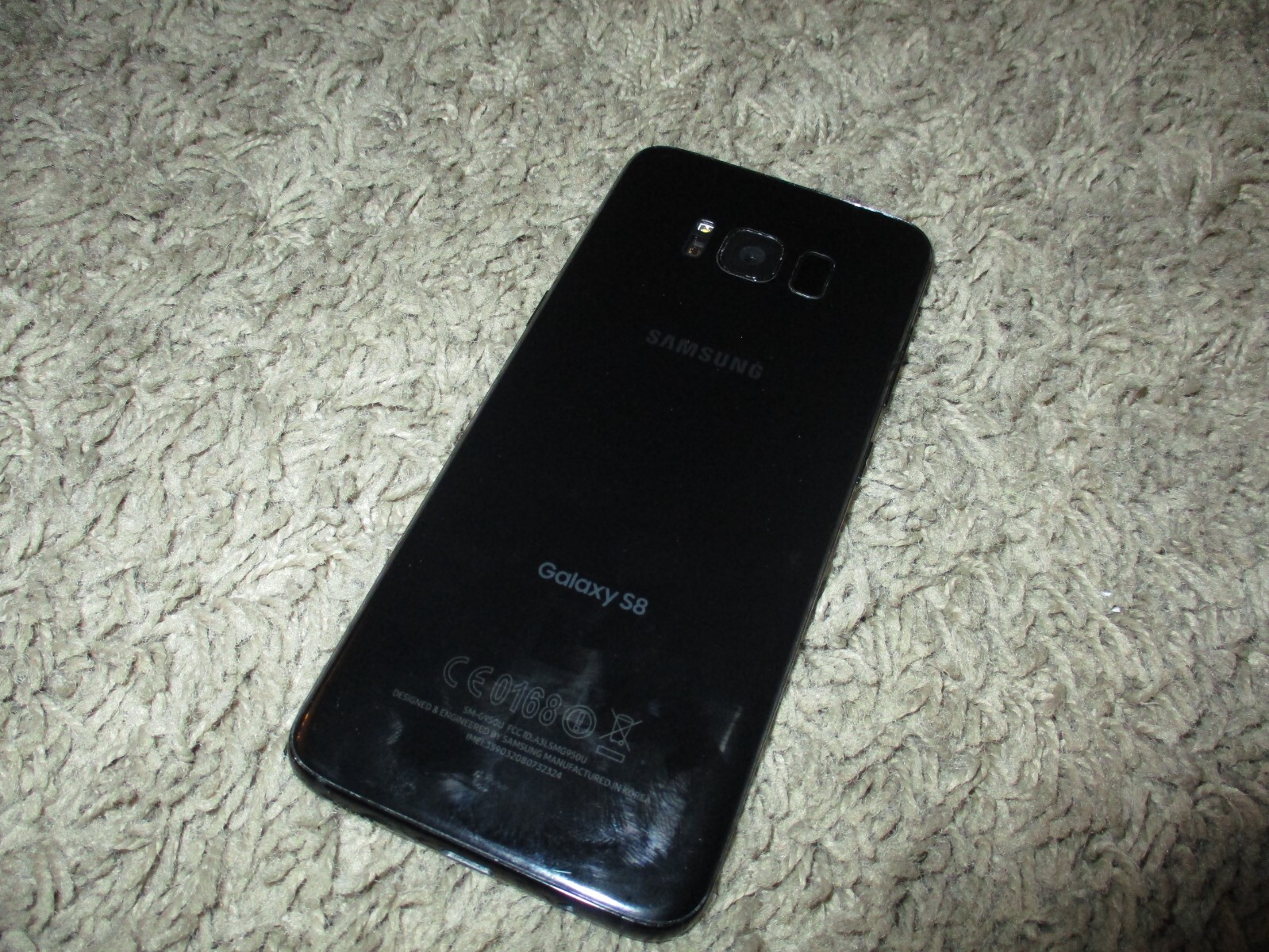 SAMSUNG GALAXY S8 Cell Phone 64GB Black Cricket Wireless SM-G950U